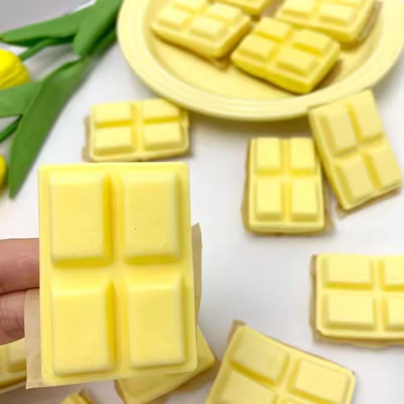 Soft Chocolate Decompression Toys Cute 3D Cube Mochi Finger Squishy Toys Anti Stress Fidget Toys Students Birthday Gifts