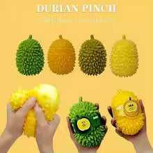 Soft Durian Squishy Stress Toys Squeeze Toys Stretchy Fruit Stress Relief Squeeze Ball Squishy Fidget Toy for kids or adults